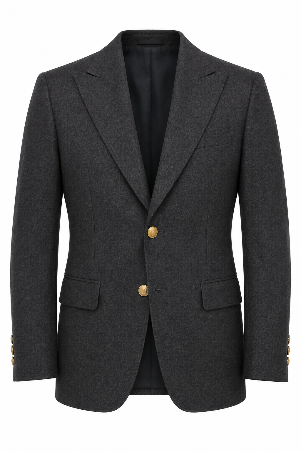 Blazer Sartoriale Uomo in lana grigio antracite