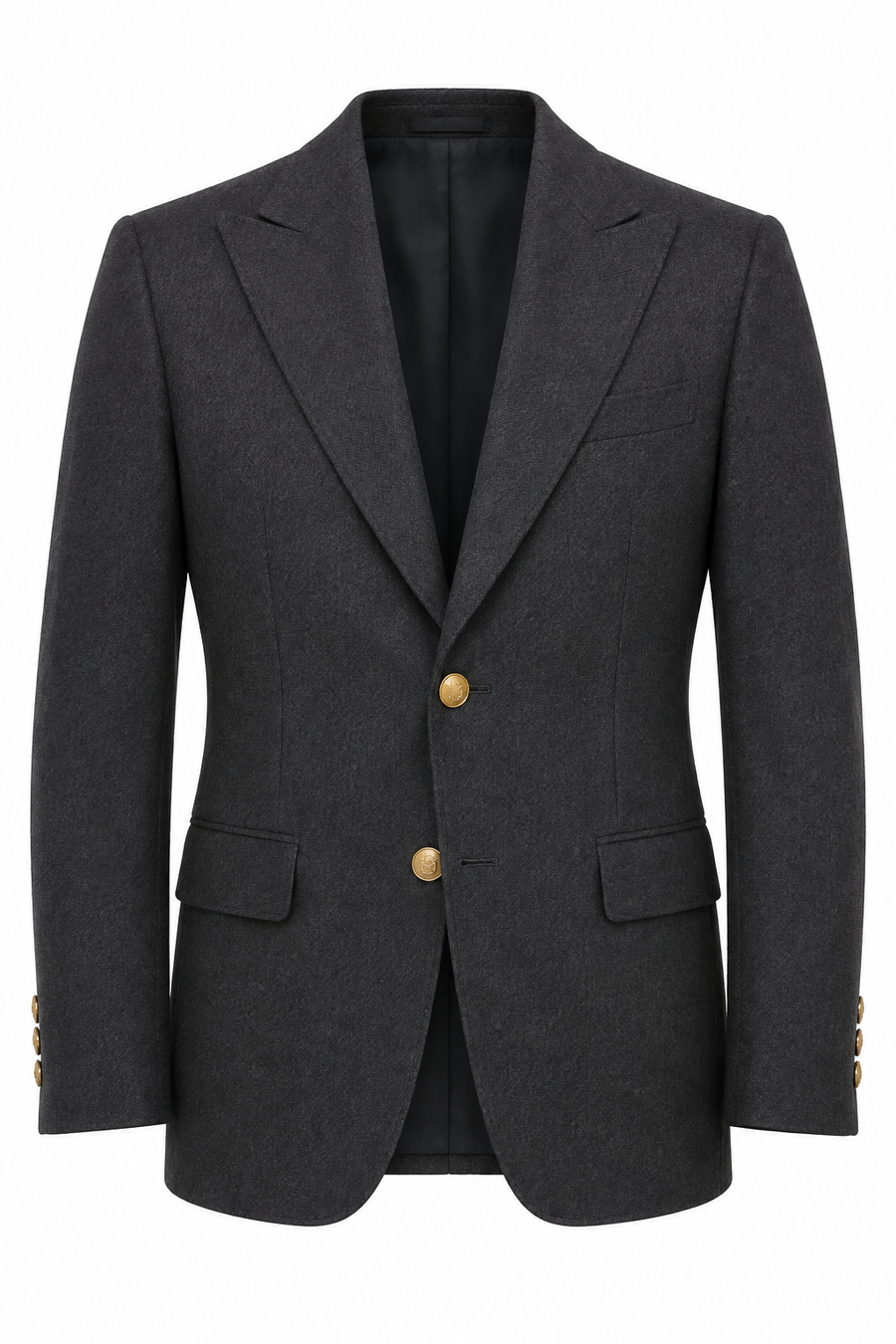 Blazer Sartoriale Uomo in lana grigio antracite
